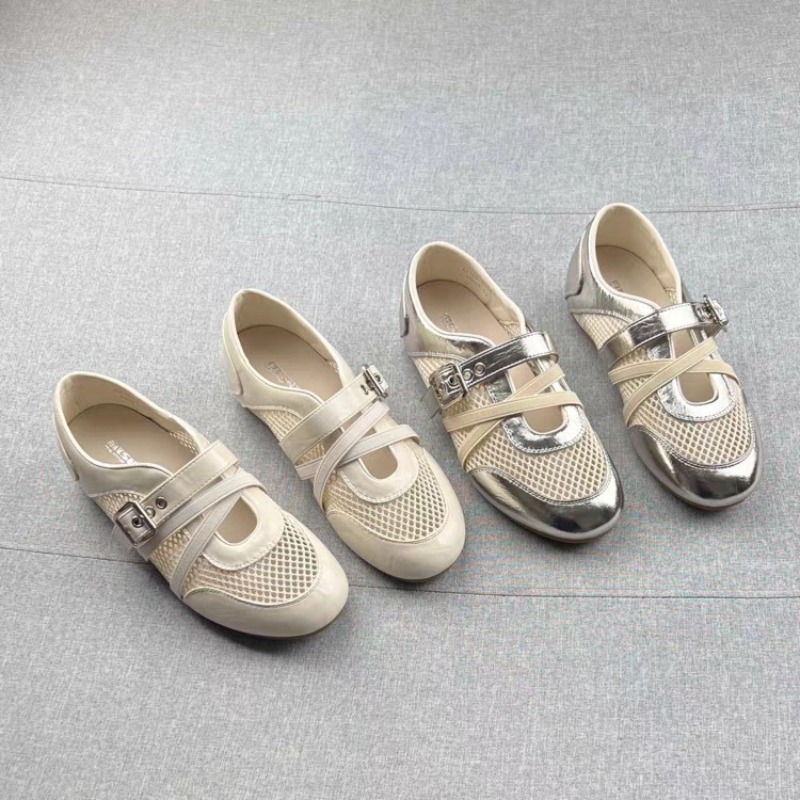 Heels - New Splicing Woven Hollow Sneakers 2026