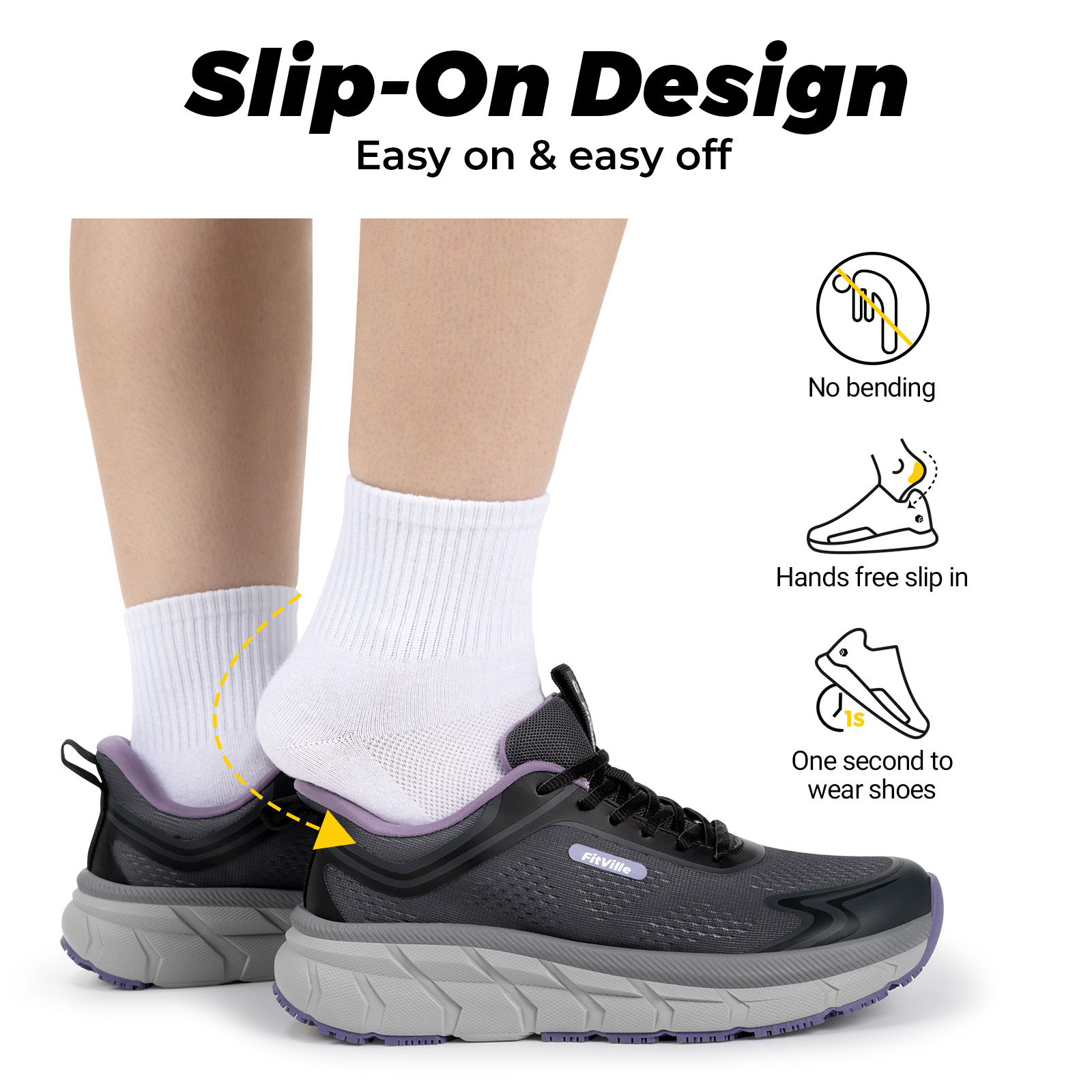 Fitville Women's Sports Shoes  - đánh giá và giá Wide Toe Box Running Sneakers