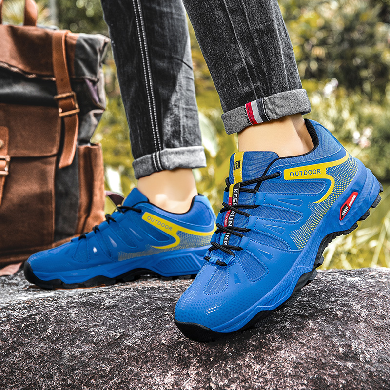 Men‘s Hiking Shoes Lace-up Cli - đánh giá và giá Anti Slip Trail Running Sneakers
