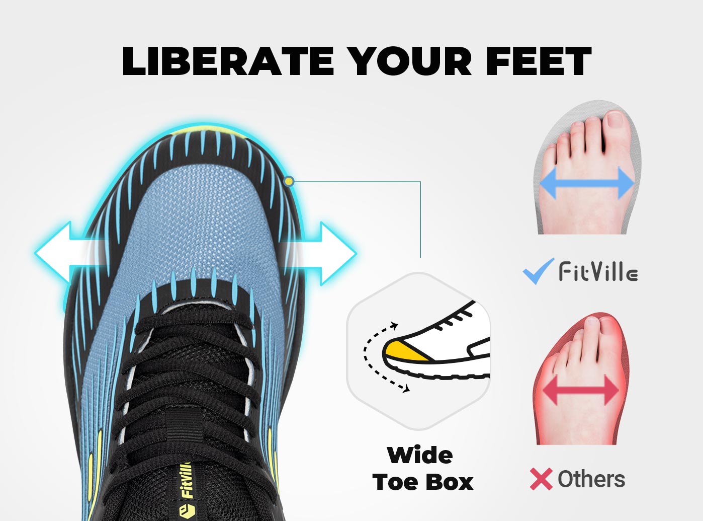 FitVille Men's Trail Running S - đánh giá và giá Breathable Mesh Athletic Shoes